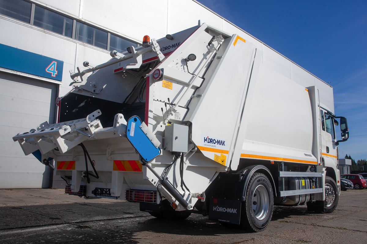 Мусоровоз HIDRO-MAK объемом 16 м3 на шасси HOWO T5G 4x2
